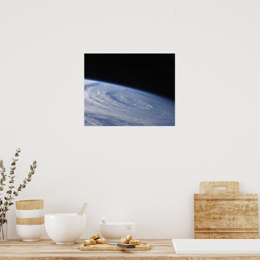 Poster Une vue haute oblique (Cuisine)