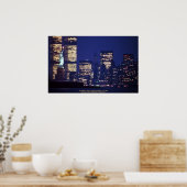 Poster / Une vue nocturne sur les toits de New Yor (Cuisine)