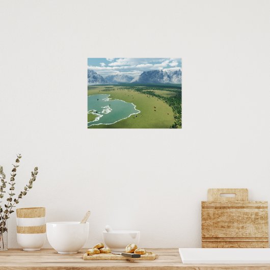 Poster Une vue parfaite (Cuisine)