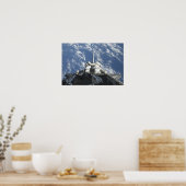 Poster Une vue partielle de Space Shuttle Atlantis (Cuisine)