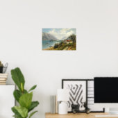 Poster Une vue sur le lac de Côme (Bureau à domicile)