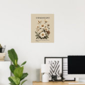 Poster Unfailing love, Christian floral wall art (Bureau à domicile)