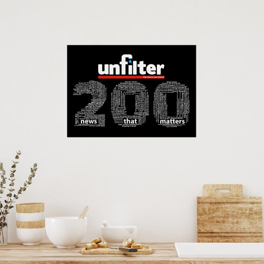 Poster Unfilter 200 (Cuisine)