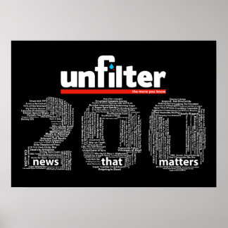 Poster Unfilter 200
