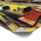 Poster Unfortunte Land Tyrol par Franz Marc (Coin)