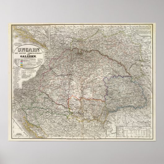 Poster Ungarn, Galizien (Devant)