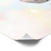 Poster Unicorn 1stBirthday Party Personalized Welcome (Coin)