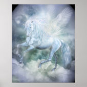 Poster Unicorn Cloud Dancer Fine Art Poster/Imprimer (Devant)