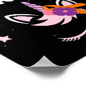 Poster Unicorn CRPS guerrier RSD sensibilisation CRPS (Coin)