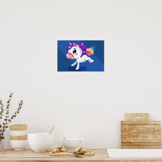 Poster Unicorn Farts (Cuisine)