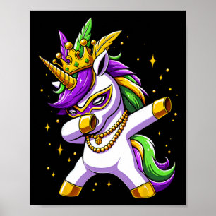 Poster Unicorn Jester Masque Costume Enfants Toddler Fill