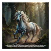 Poster Unicorne (Devant)