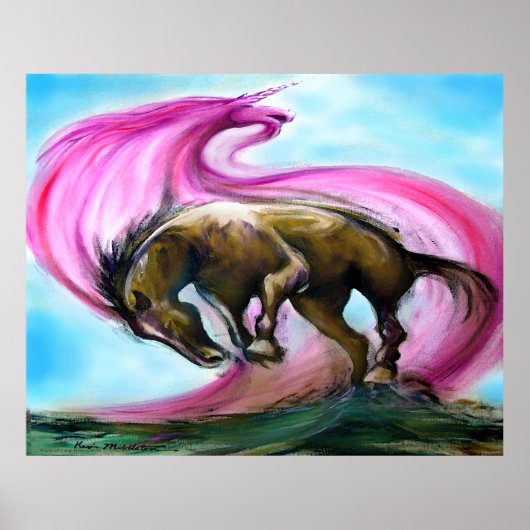 Poster Unicorne (Devant)