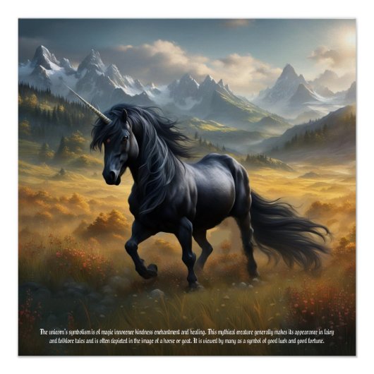 Poster Unicorne (Devant)