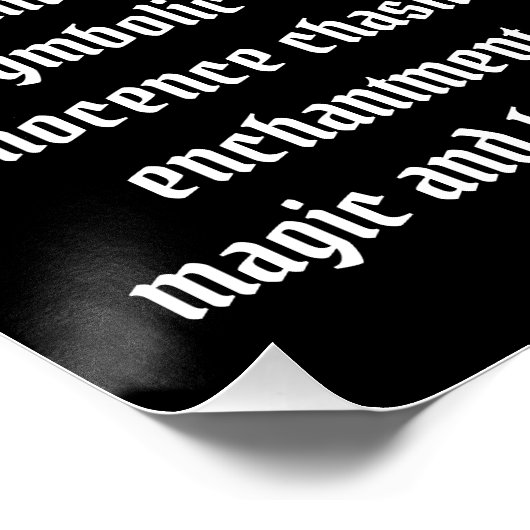 Poster Unicorne (Coin)