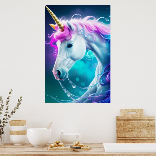 Poster Unicorne 6 (Cuisine)