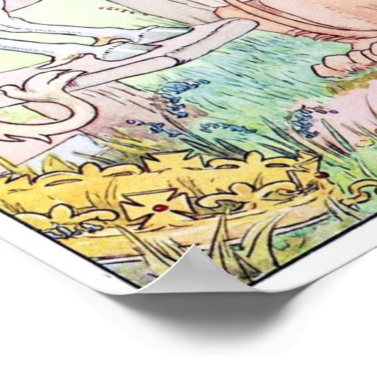 Poster Unicorne avec un lion (Coin)