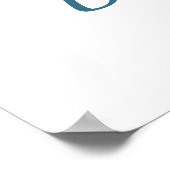 Poster Unicorne Besties pour toujours (Coin)