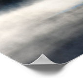 Poster Unicorne Blanche Dans L'Art Cheval Imaginaire Mist (Coin)