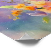 Poster Unicorne couleur Pastel (Coin)