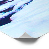 Poster Unicorne dans la neige (Coin)