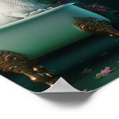 Poster Unicorne dans le tube (Coin)