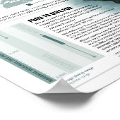 Poster Unicorne de la mer (Coin)