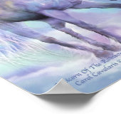 Poster Unicorne De L'Arc-En-Ciel Poster/Imprimer (Coin)