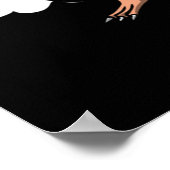 Poster Unicorne de porc de Guinée (Coin)