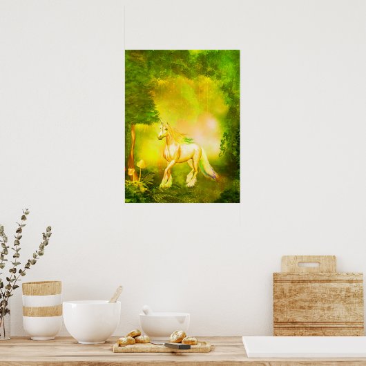 Poster Unicorne d'or (Cuisine)