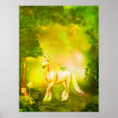 Poster Unicorne d'or (Devant)