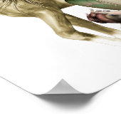 Poster Unicorne d'or et fée timide Imprimer (Coin)