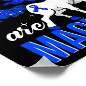 Poster Unicorne du guerrier de sensibilisation (Coin)