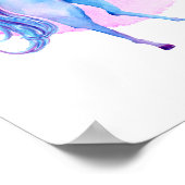 Poster Unicorne en aquarelles (Coin)