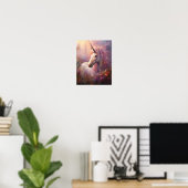 Poster Unicorne enchantée (Bureau à domicile)