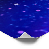 Poster Unicorne espace galaxie univers étoiles (Coin)