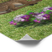 Poster Unicorne Et Amis Imaginaire Cheval Art (Coin)