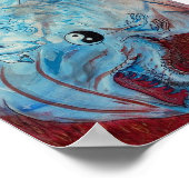 Poster Unicorne et dragon Yin Yang (Coin)