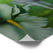 Poster Unicorne Et Lilies Imaginaire Cheval Art (Coin)