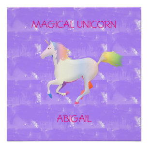Poster Unicorne magique