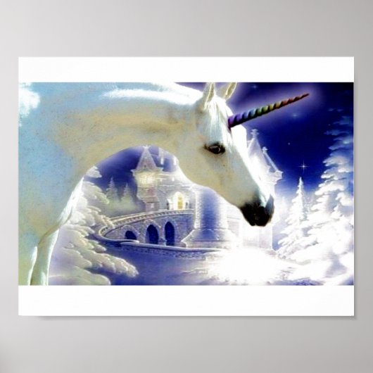 Poster Unicorne magique (Devant)