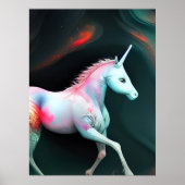Poster Unicorne magique (Devant)