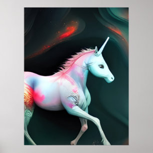 Poster Unicorne magique