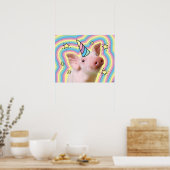 Poster Unicorne magique de Piglet (Cuisine)