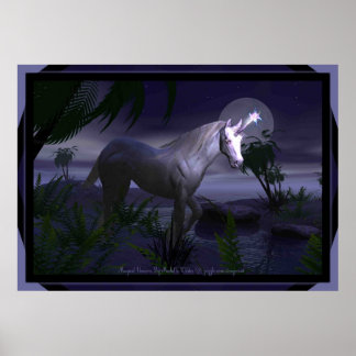 Poster Unicorne magique par Michelle Wilder