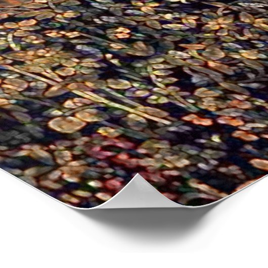 Poster Unicorne psychédélique (Coin)