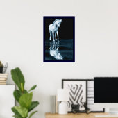 Poster Unicorne Réflexions Imprimer (Bureau à domicile)