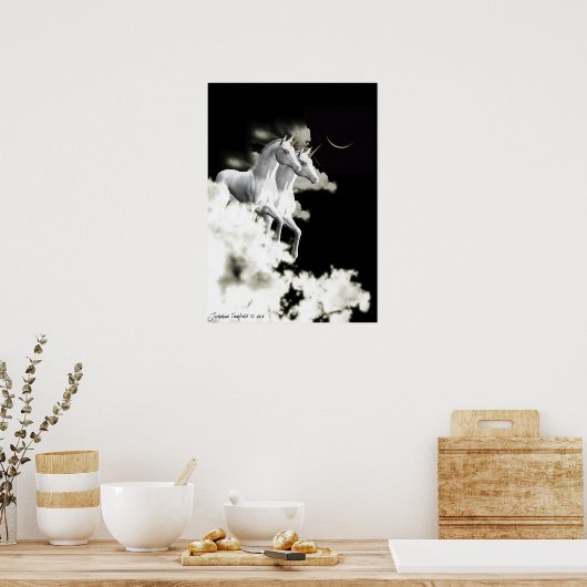 Poster Unicorne rêve (Cuisine)