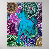 Poster Unicorne unique (Devant)