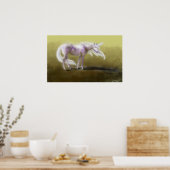 Poster Unicorne violette brillante (Cuisine)